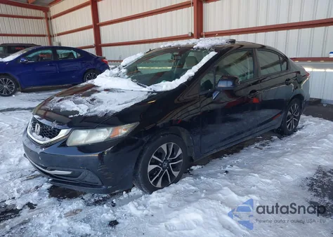 2013 Honda Civic Ex z USA, uszkodzony, nr VIN 2HGFB2F88DH531818